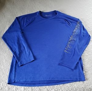 Blue Under Armour long-sleeve shirt ~ L